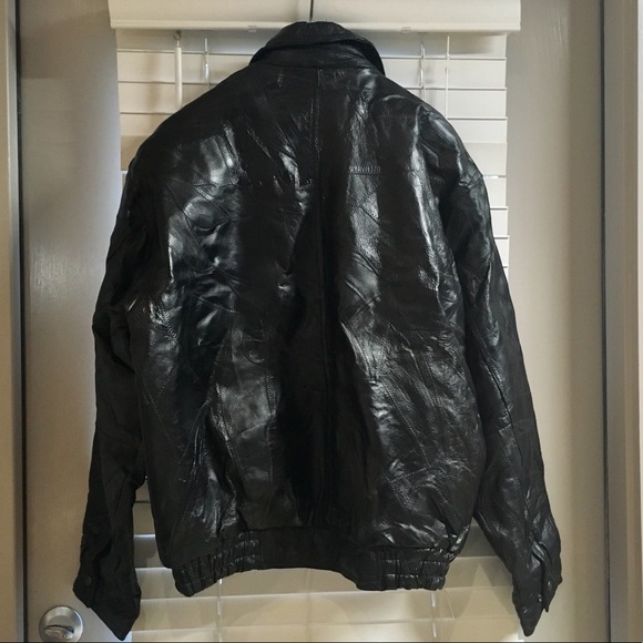 Cellini Vintage Genuine Leather Bomber Jacket - Picture 2 of 10